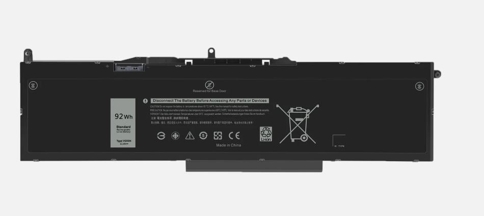 New Compatible Dell VG93N 0VG93N WFWKK Battery 92Wh
