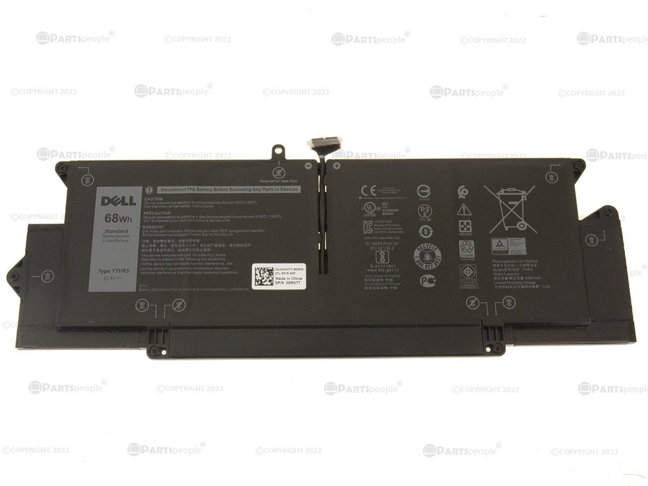 New Dell Original Latitude 7410 68Wh 6-cell Battery Y7HR3 XMV7T WY9MP