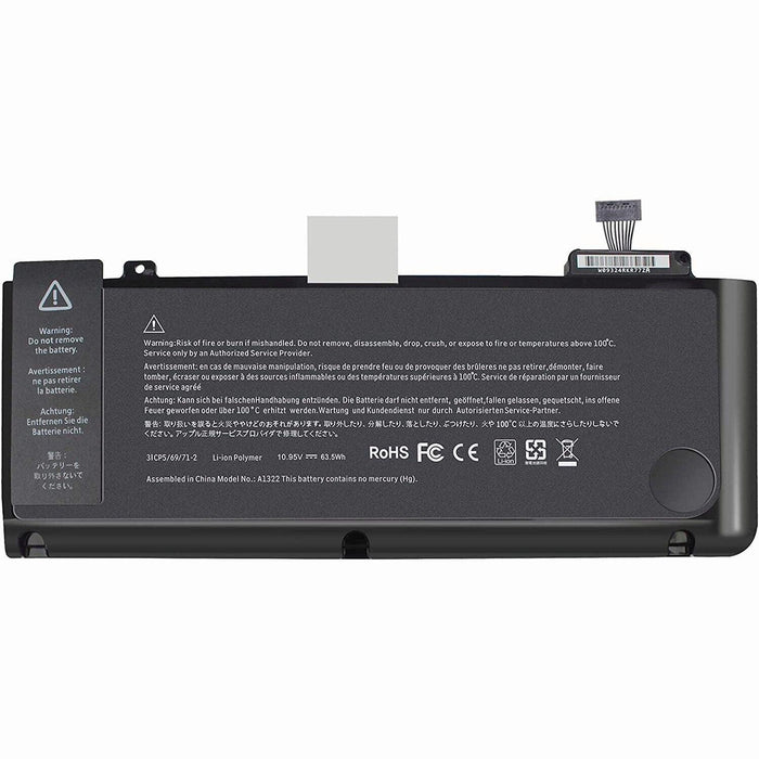 A1322 New Genuine Apple MacBook Pro A1278 mid 2009 MB990LL/A MB991LL/A Battery 63.5Wh - LaptopBatteries.ca