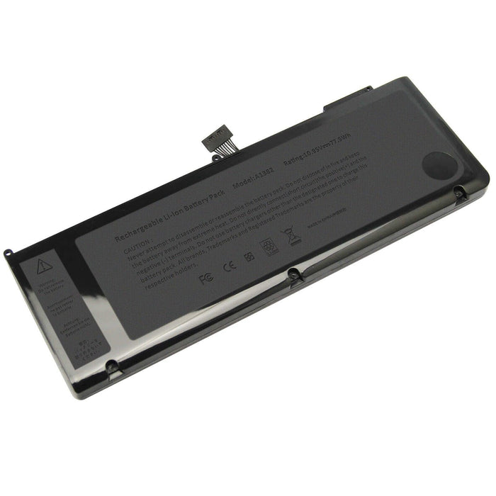 A1382 New Compatible Apple MacBook A1286 Late 2011 MD318LL/A MD322LL/A Battery 77.5WH - LaptopBatteries.ca