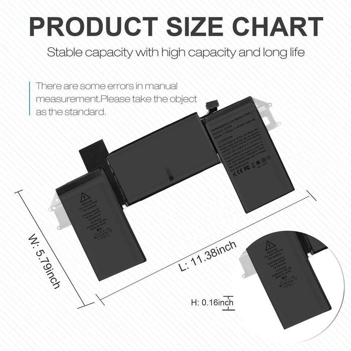 A2389 New Compatible Apple MacBook Air MGN63LL/A MGN73LL/A Battery 49.9WH - LaptopBatteries.ca