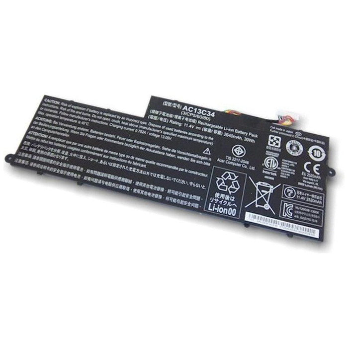 AC13C34 New Genuine Acer Aspire KT.00303.010 KT.00303.005 Battery 30Wh - LaptopBatteries.ca