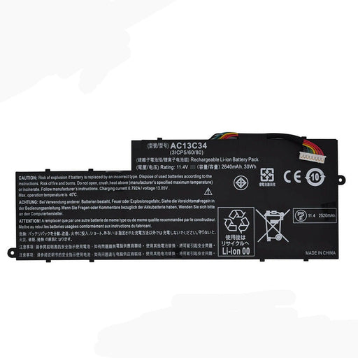 AC13C34 New Compatible Acer Aspire V5-122 V5-122P V5-132 Battery 30WH - LaptopBatteries.ca