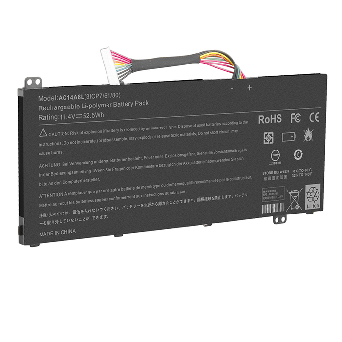 AC14A8L New Compatible Acer Aspire VN7-571G-55BL VN7-571G-70WH Battery 52.5WH - LaptopBatteries.ca