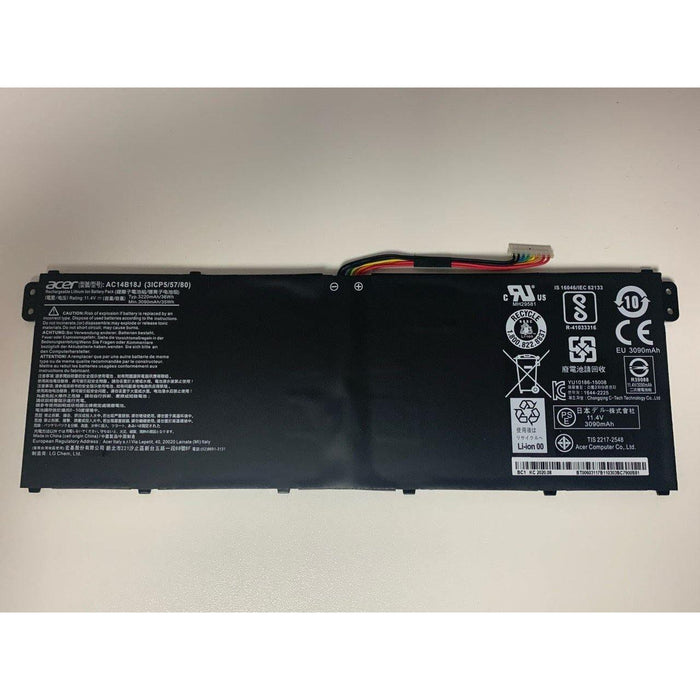 AC14B18J New Genuine Acer Aspire V3-112 V3-112P V3-371 V3-372 V3-372T Battery 36Wh - LaptopBatteries.ca