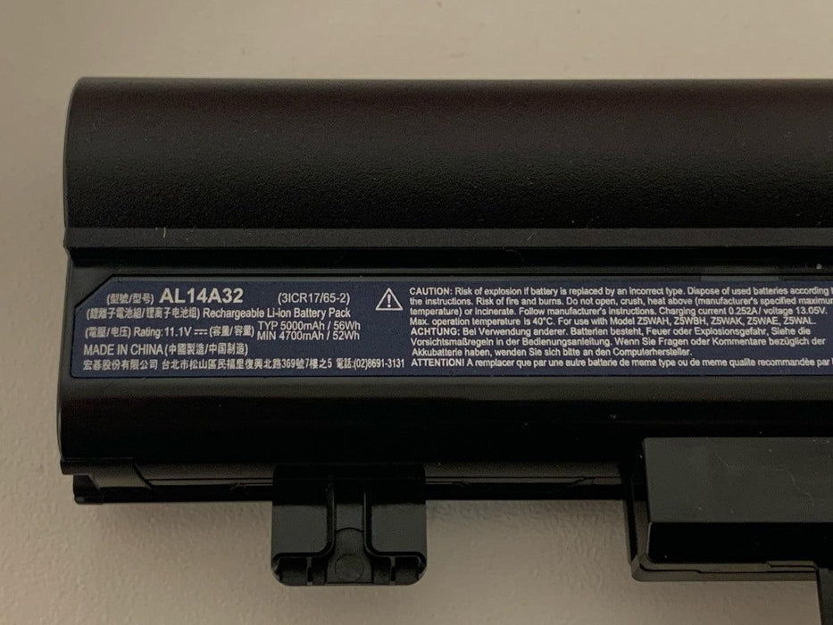 AL14A32 New Acer Aspire Extensa TravelMate Battery 52Wh - LaptopBatteries.ca