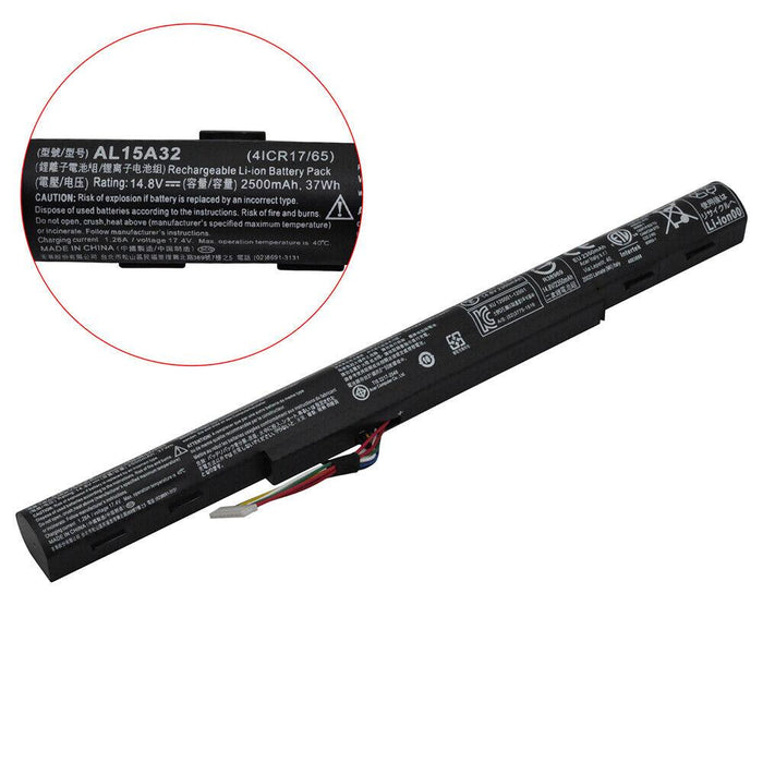 AL15A32 New Compatible Acer Extensa 2510 2510G 2511 2511G 2520 Battery 33WH - LaptopBatteries.ca