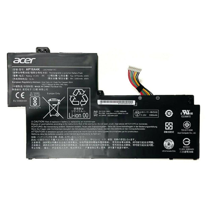 AP16A4K New Genuine Acer KT.00304.007 Battery 42Wh - LaptopBatteries.ca