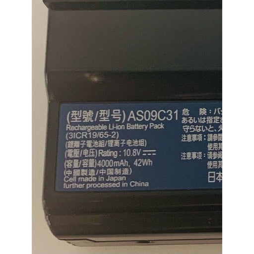 AS09C31 New Genuine Acer Extensa 5235 5635 5635G 5635Z 6-Cell Battery 42Wh - LaptopBatteries.ca