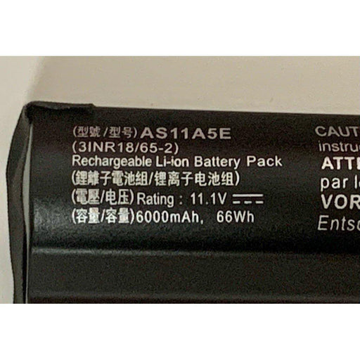 AS11A3E New Genuine Acer AS11A5E 3ICR19/66-2 LC.BTP0A.013 3INR18/65-2 Battery 66Wh - LaptopBatteries.ca