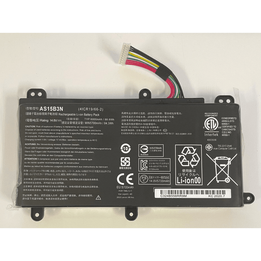 AS15B3N New Acer Predator 17 G9-791 G9-792 Battery 88Wh - LaptopBatteries.ca