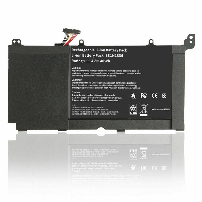 B31N1336 New Compatible Asus Vivobook A551L S551 S551L S551LN V551 V551L R553LN Battery 48WH - LaptopBatteries.ca