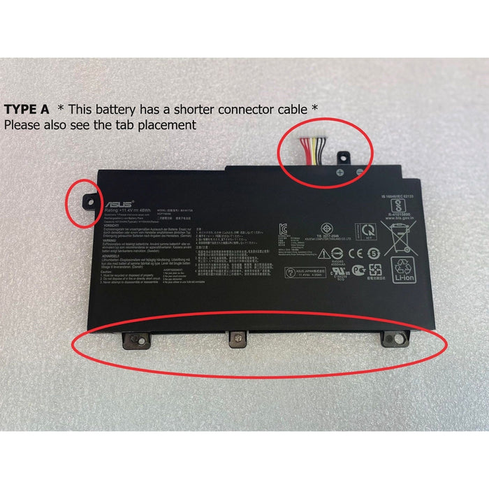 B31N1726 New Genuine New Asus TUF Gaming FX505GT Battery 48WH B31N1726 - LaptopBatteries.ca