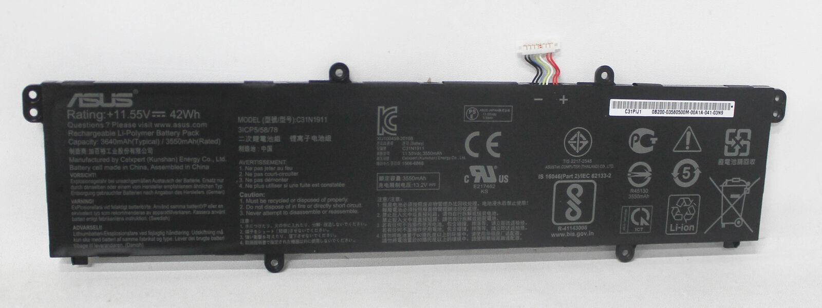 B31N1911 New Genuine Asus K413EA K413EQ K413FA K413FQ K413JA Battery 42WH - LaptopBatteries.ca