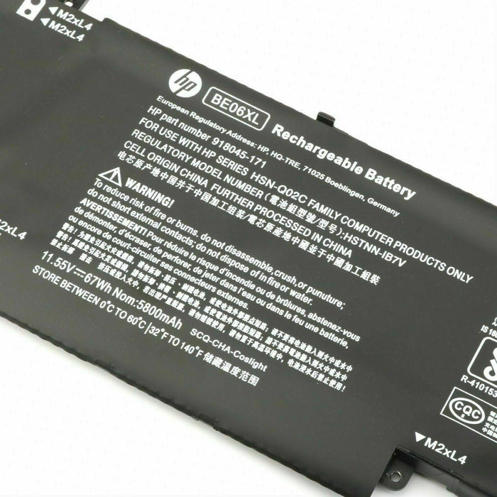 BE06XL New Genuine HP Elitebook 1040 G4 Battery 67Wh BE06XL - LaptopBatteries.ca