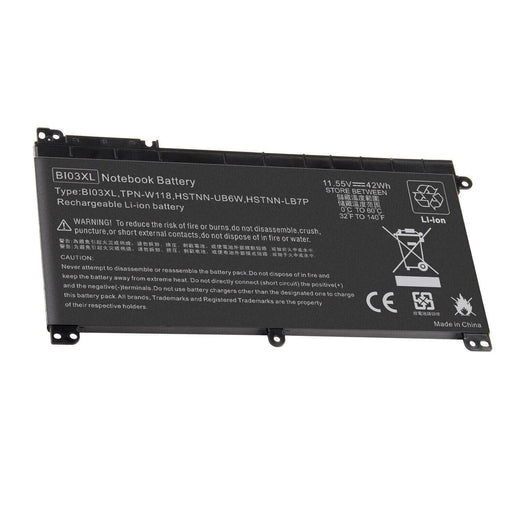 BI03XL New Compatible HP Pavilion X360 13-U120TU 13-U121TU 13-U122TU 13-U138TU 13-U144TU Battery 41.7WH - LaptopBatteries.ca