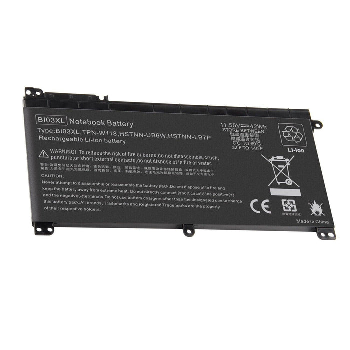 BI03XL New Compatible HP Stream 14-AX000 14-AX010WM 14-AX020WM 14-AX030WM 14-AX040WM Battery 41.7WH - LaptopBatteries.ca