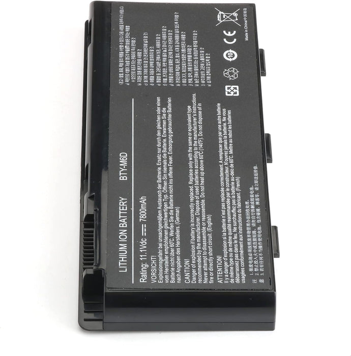 BTY-M6D New Genuine MSI GT780DXR-447US GT780DXR-096US GT780DX-i789BLW7H Battery 87Wh - LaptopBatteries.ca