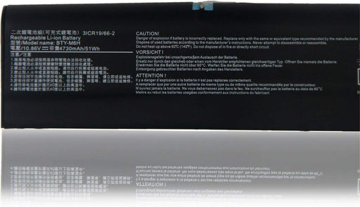 BTY-M6H New Genuine MSI 3ICR19/65-2 Battery 51Wh - LaptopBatteries.ca