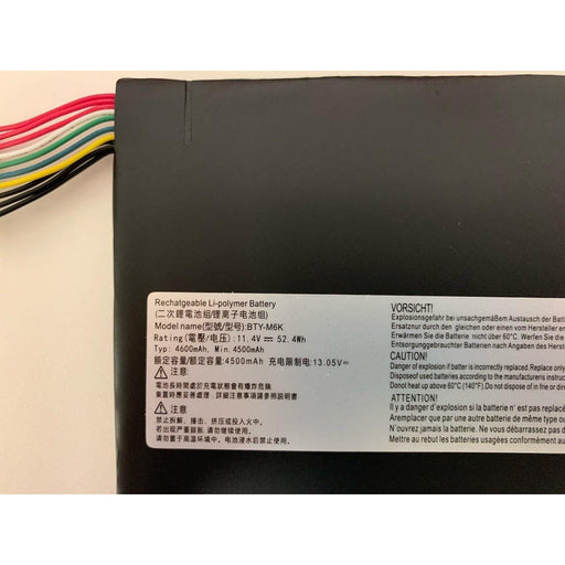 BTY-M6K New Genuine MSI GF63 8RC 8RC-004CN 8RC-431KH 8RC-465KH 8RC-057NL 8RC-022TH 8RC-035MY Battery 52.4Wh - LaptopBatteries.ca