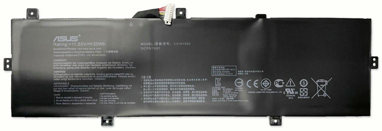 C31N1620 New Genuine Asus ZenBook Battery 50Wh - LaptopBatteries.ca