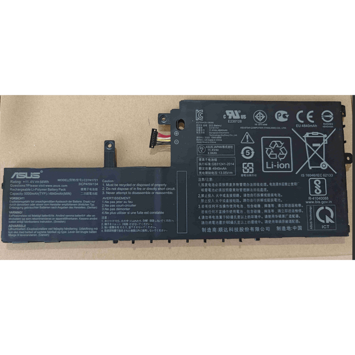 C31N1721 New Genuine Asus VivoBook R420MA R420MA-BV164TS Battery 56WH - LaptopBatteries.ca