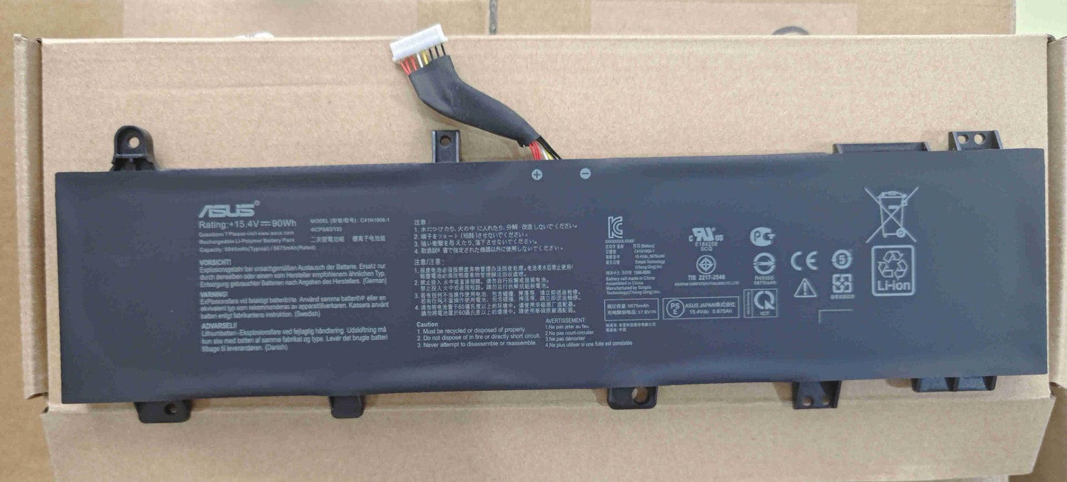 C41N1906-1 New Asus TUF706HC TUF706HCB TUF706HCNT Battery 90WH - LaptopBatteries.ca