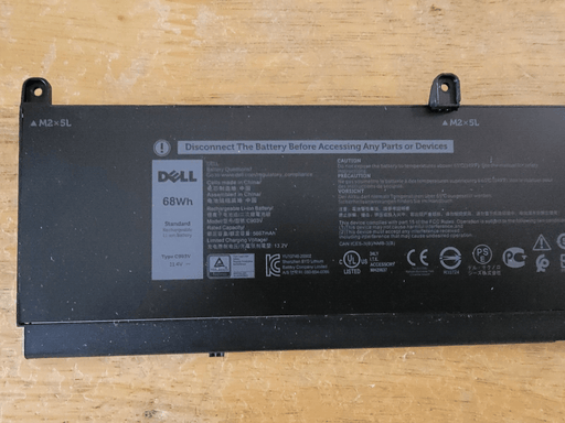 C903V New Genuine Dell Precision 017C06 447VR Battery 68WH - LaptopBatteries.ca