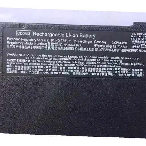 CD03XL New Genuine HP ProBook 640 645 650 G4 Battery 48WH - LaptopBatteries.ca