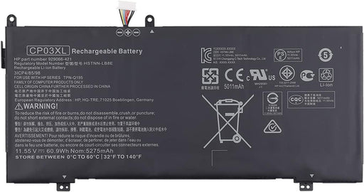 CP03XL New Compatible HP Spectre X360 13-AE010TU 13-AE013DX 13-AE027TU Battery 60.9Wh - LaptopBatteries.ca