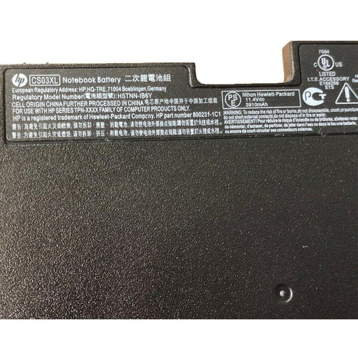 CS03XL New Genuine HP Elitebook 850 G3 Z3U83UT Z3U84UT Z3U85UT Z3U86UT Battery 46Wh - LaptopBatteries.ca