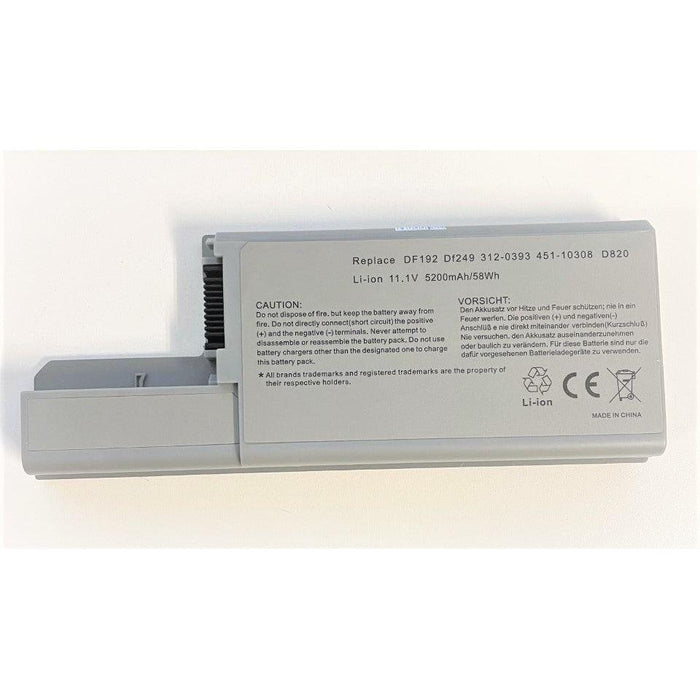 DF192 New Compatible Dell DF249 312-0393 451-10308 D820 Battery 56Wh - LaptopBatteries.ca