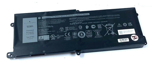DT9XG New Genuine Dell Alienware Area-51M Area-51M R2 Battery 90WH - LaptopBatteries.ca
