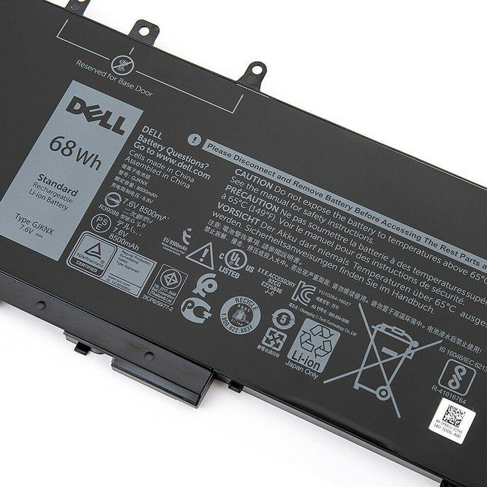 GJKNX New Genuine Dell 0GD1JP FPT1C KCM82 DV9NT MT31P Battery 68Wh - LaptopBatteries.ca