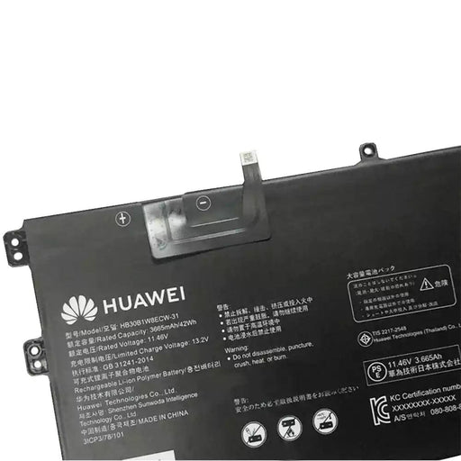 HB30B1W8ECW-31 New Genuine Huawei MateBook X 2020 EUL-W19P EULD-WFE9 Battery 42WH - LaptopBatteries.ca