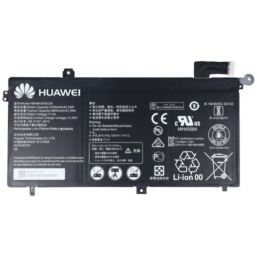HB46K497ECW New Genuine Huawei MateBook D 2018 Battery 42.2WH - LaptopBatteries.ca