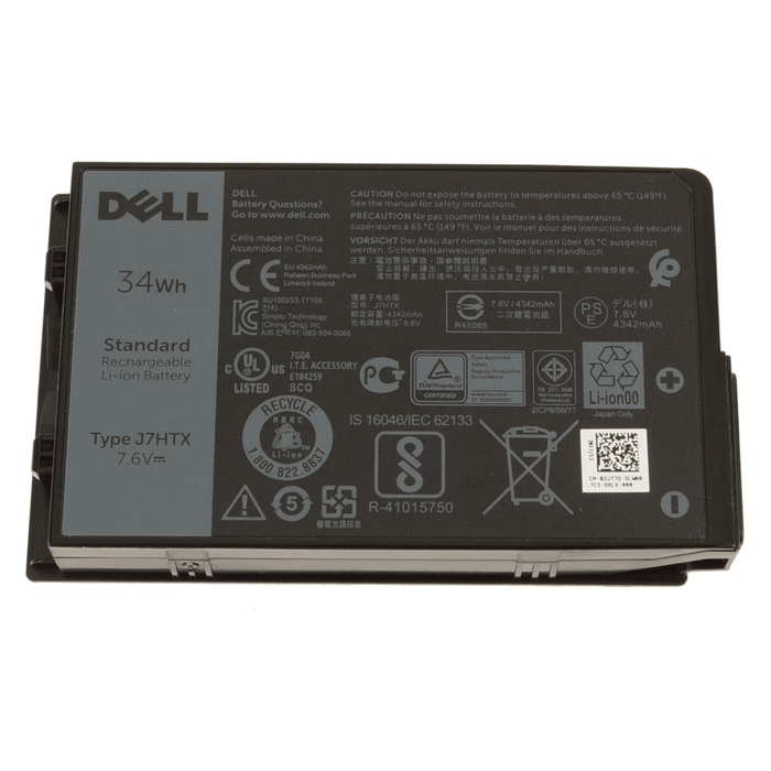 J7HTX New Genuine Dell 02JT7D Battery 34Wh - LaptopBatteries.ca