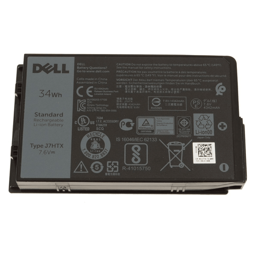 J7HTX New Genuine Dell Latitude 12 7202 7212 7220 Rugged Tablet Battery 34Wh - LaptopBatteries.ca