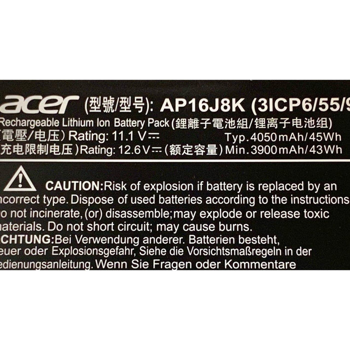 KT.0030G.015 New Genuine Acer Chromebook C731 C731T Battery 45Wh - LaptopBatteries.ca