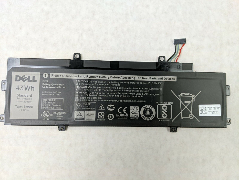 KTCCN USED Dell Chromebook 11 3120 P22T Battery 43WH 5R9DD XKPD0 - LaptopBatteries.ca