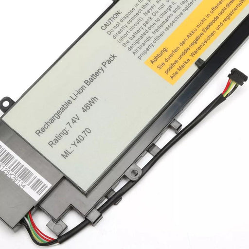 L13M4P01 New Compatible Lenovo Y40-70 Y40-80 Y40-70AT-IFI Y40-80FA Battery 48Wh - LaptopBatteries.ca