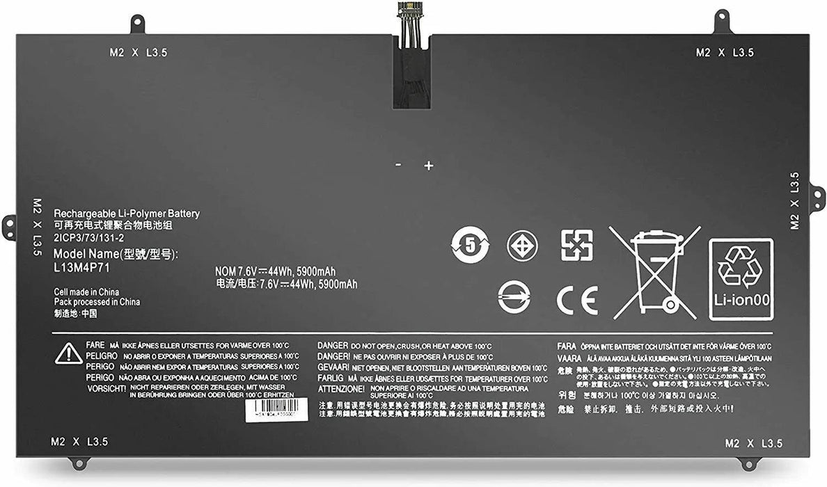 L13M4P71 New Compatible Lenovo Yoga 3 Pro 1370 Battery 44Wh - LaptopBatteries.ca