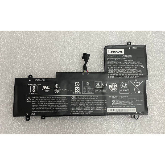 L15M4PC2 New Genuine Lenovo Yoga 710-15IKB 710-15ISK Battery 53WH - LaptopBatteries.ca