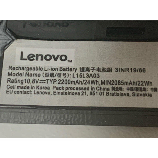 L15S3A02 New Genuine Lenovo L15L3A02 L15L3A03 L15C3A03 Battery 22Wh - LaptopBatteries.ca