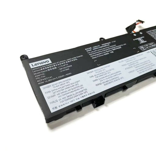 L17C4P72 New Genuine Lenovo Thinkpad X1 Extreme 01AY969 L17M4P72 L18M4P71 Battery 80WH - LaptopBatteries.ca