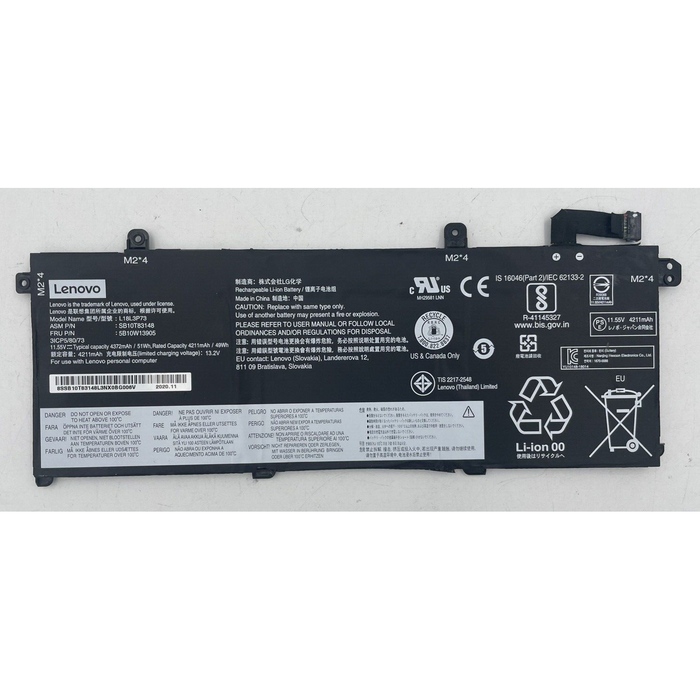 L18L3P73 New Genuine Lenovo L18C3P71 L18M3P73 L18M3P74 Battery 51WH - LaptopBatteries.ca