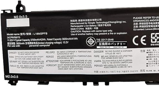L18M3PFB New Genuine Lenovo IdeaPad S340-13IML Battery 42WH - LaptopBatteries.ca