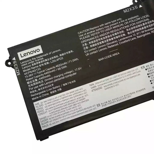 L20L4PD3 New Genuine Lenovo ThinkBook 16 16P G2 Battery 71WH - LaptopBatteries.ca