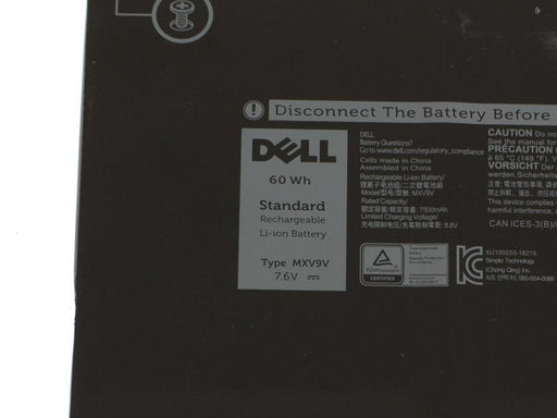 MXV9V New Dell OEM Latitude 5300 / 7300 / 7400 Original Latitude 4-Cell 60Wh Laptop Battery - MXV9V - LaptopBatteries.ca