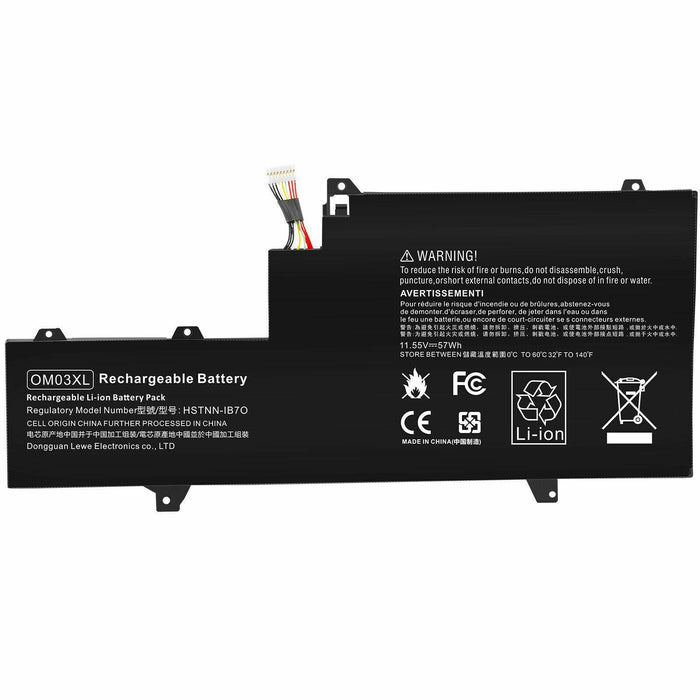 OM03XL New Compatible HP X360 863167-171 863280-855 HSTNN-IB70 OM03057XL Battery 57WH - LaptopBatteries.ca